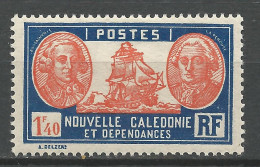 NOUVELLE-CALEDONIE N° 186 NEUF*  TRACE DE CHARNIERE  / Hinge / MH - Ongebruikt