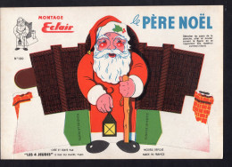 Le PERE NOEL Et Sa Hotte (SANTA CLAUS) - à Détacher Et à Monter - Montage Eclair N°100 - Edité Par "les 4 Jeudis" - Zonder Classificatie