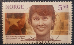 Norway 5.5Kr Nobel Peace Prize Used Stamp - Gebruikt