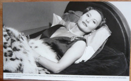 MICHELE MORGAN SUPERBE LUXUEUSE IMPECCABLE INDEMODABLE GRAND FORMAT - Célébrités