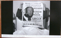 ALFRED HITCHCOK EST DANS LE JOURNAL GRAND FORMAT - Personalidades Famosas