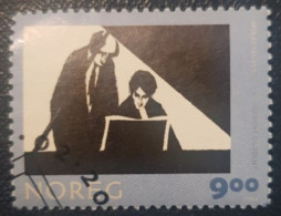 Norway 9Kr Used Stamp Art - Oblitérés