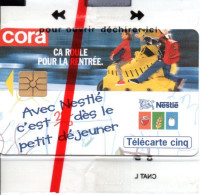 GN 255 Nestlé Petit Déjeuner Cora Télécarte FRANCE 5 Unités NSB  Phonecard  (G 1075) - 5 Unidades