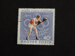 HONGRIE HUNGARY MAGYAR YT 2120 OBLITERE - COMITE OLYMPIQUE HONGROIS / BOXE - Used Stamps