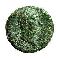 Roman Coin Trajan Cappadocia Caesarea AE17mm Head / Winged Caduceus 04024 - Les Antonins (96 à 192)