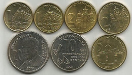 Serbia 2009. Complete Coin Set,high Grade - Serbie