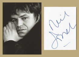 Neil Jordan - Réalisateur Irlandais - Carte Signée En Personne + Photo - 1998 - Actors & Comedians