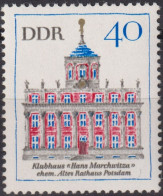 1967 DDR, ** Mi:DD 1250, Yt:DD 947, Rathaus Potsdam, Bedeutende Bauten (I) - Otros & Sin Clasificación