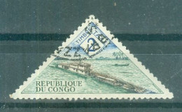 REPUBLIQUE DU CONGO - TIMBRES-TAXE N°39 Oblitéré - Pousseur Fluvial. - Used