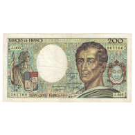 France, 200 Francs, Montesquieu, 1981, J.005 367760, TB+, Fayette:70.1, KM:155a - 200 F 1981-1994 ''Montesquieu''