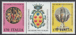 ITALIA - 1980 - Serie Completa Nuova MNH Yvert 1430/1431 Se-tenant Con Vignetta Di Collegamento - 1971-80: Ungebraucht