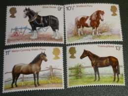 Groot-Britannië - 1978 - Michel 769 Tm 772 - Ongebruikt - Not Used - Shire Horse Society - Horses - Pferde - Paarden - Neufs