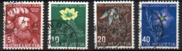 SUISSE ,SCHWEIZ,1949, MI  541 - 544  YV 493 - 496 ,  PRO JUVENTUTE, GESTEMPELT, OBLITERE - Oblitérés