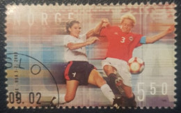 Norway 5.5Kr Used Stamp Football - Gebraucht