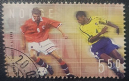 Norway Used Stamp Football 5.5Kr - Oblitérés