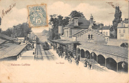 CPA 78 MAISONS LAFFITTE / LA GARE / TRAIN - Maisons-Laffitte