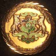 Médaille - 1st Battalion 69th Infantry, The Fighting 69th - Otros & Sin Clasificación