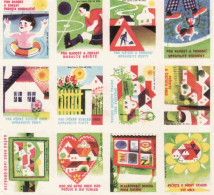 Czechoslovakia - Czechia 12 Matchbox Labels, Care For The Environment, Prendre Soin De L'environnement - Boites D'allumettes - Etiquettes