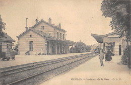 CPA 78 MEULAN / INTERIEUR DE LA GARE / TRAIN - Meulan