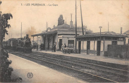 CPA 78 LES MUREAUX / LA GARE / TRAIN - Les Mureaux