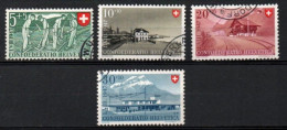 SCHWEIZ, SUISSE 1947, Mi  480 - 483, YT 437  - 440,  BUNDESFEIER PRO PATRIA, OBLITÉRÉS , GESTEMPELT - Oblitérés