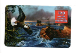 Aigle Carte Prépayée 120 Unités TELL PLUS FRANCE Card  (G 1078) - Other & Unclassified