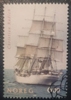 Norway 6Kr Used Stamp Sailing Ships - Usados