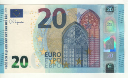 20 EURO  "Italy"  Ch. Lagarde     S 025 A4    ST1109037604  /  FDS - UNC - 20 Euro