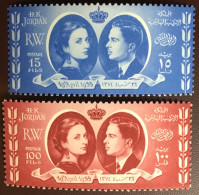 Jordan 1955 Royal Wedding MNH - Jordanie