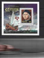 1991 NEVIS Michel BF 32** Colomb, Navigateur, Bateau - St.Kitts Und Nevis ( 1983-...)