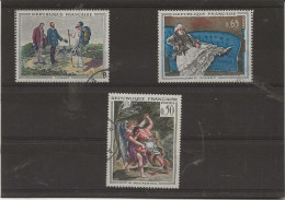 SERIE TABLEAUX  OBLTERE  N° 1363 A 1365 - ANNEE 1962 - Used Stamps