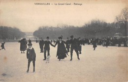 CPA 78 VERSAILLES / LE GRAND CANAL / PATINAGE - Versailles