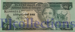 ETHIOPIA 1 BIRR 1991 PICK 41a UNC - Etiopía