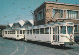 Charleroi Motrice Et Remorque TS Semi Métro - Strassenbahnen