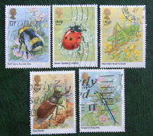 Insect Bumble Bee Ladybird Beetle (Mi 1022-1026) 1985 Used Gebruikt Oblitere ENGLAND GRANDE-BRETAGNE GB GREAT BRITAIN - Used Stamps