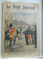 LE PETIT JOURNAL N° 492 - 22 AVRIL 1900 - OUVERTURE DE L'EXPOSITION 1900 PAR LE PRESIDENT - PAVILLON DE LA BULGARIE - Le Petit Journal