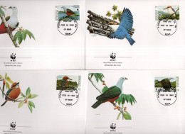 MICRONESIE  Timbres-Poste N°133 à 136 Sur 4 Enveloppes 1er Jour En Parfait état - Micronesia