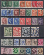 Great Britain - GB / UK 1937 - 1948 ⁕ KGVI. 39v Used / Shades / Unchecked - See Scan - Usati