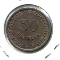 ANGOLA PORTUGAL 50 CENTAVOS 1957 - Angola