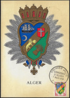 France 1959 Y&T 1195 Sur Carte Maximum. Armoiries Des Villes. Alger - 1941-66 Armoiries Et Blasons