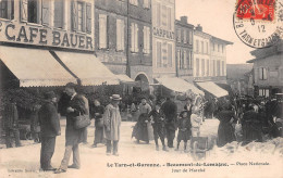 Beaumont De Lomagne – Café Bauer – Le Marché – Place Nationale (1) - Beaumont De Lomagne