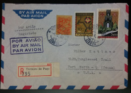 CORREIO AÉREO - REGISTADO - DESTINO U.S.A - Storia Postale