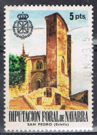 Sello Fiscal Municipal , Diputacion Foral NAVARRA 5 Pts, Local, Fiscal, Vista San Pedro De Estella º - Revenue Stamps