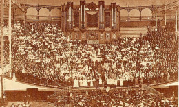 "Temperance Demonstration, C. 1900" Crystal Palace, Alcohol Drinking, Lloyd George [CPM Nostalgia Postcard Reproduction] - Manifestazioni