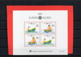 1989 Azoren MI N° Block 10 ** : MNH, Postfris, Postfrisch , Neuf Sans Charniere - 1989