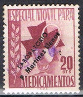 Sello Fiscal Especial Movil MEDICAMENTOS 20 Cts, Sobrecarga Laboratorios MARTINEZ LLENAS º - Revenue Stamps