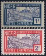 NIGER Timbres-Taxe N°19** & 20** Neufs Sans Charnières TB Cote : 4€50 - Ungebraucht