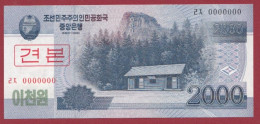 Corée Du Nord-- 2000 Won--2008 ---UNC --(227) - Corée Du Nord