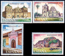 326 Espagne 1973 Cathedrale Castle Chateau Nicaragua MNH ** Neuf SC (ESP-87) - Abdijen En Kloosters