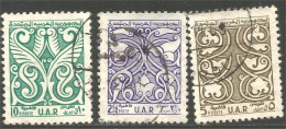 316 Egypte 3 Timbres (EGY-227) - Usados